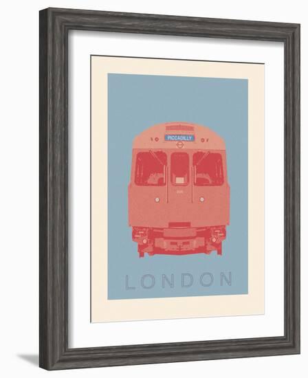 London - Piccadilly Tube-Ben James-Framed Giclee Print