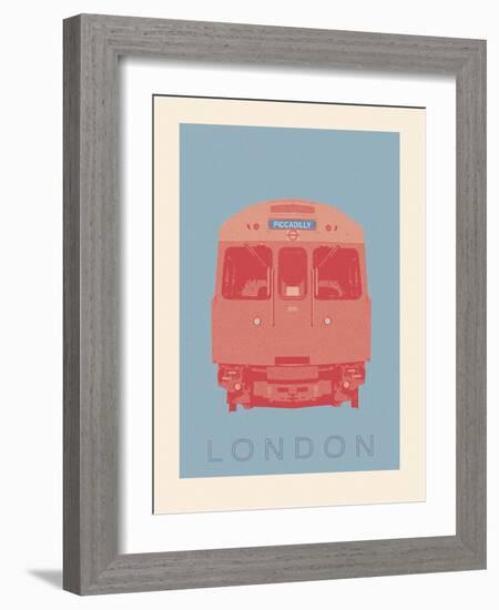 London - Piccadilly Tube-Ben James-Framed Giclee Print