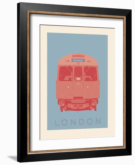 London - Piccadilly Tube-Ben James-Framed Giclee Print