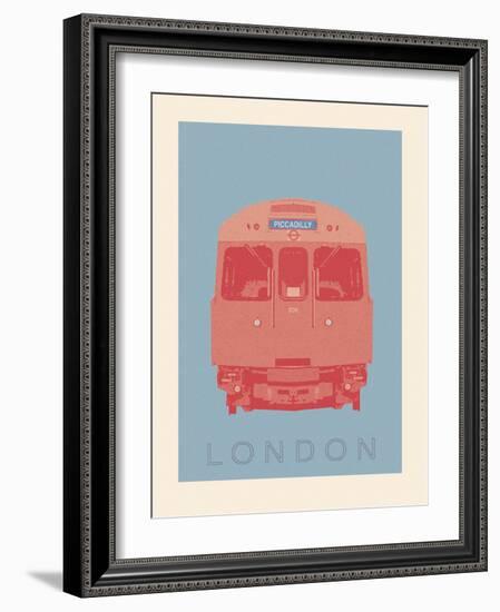 London - Piccadilly Tube-Ben James-Framed Giclee Print