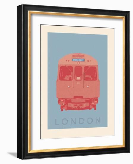 London - Piccadilly Tube-Ben James-Framed Giclee Print