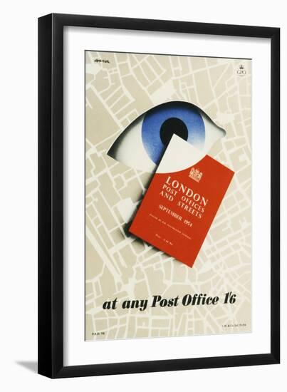 London Post Offices and Streets September 1954, at Any Post Office 1'6-MH Armengol-Framed Art Print