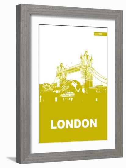 London Poster-NaxArt-Framed Art Print