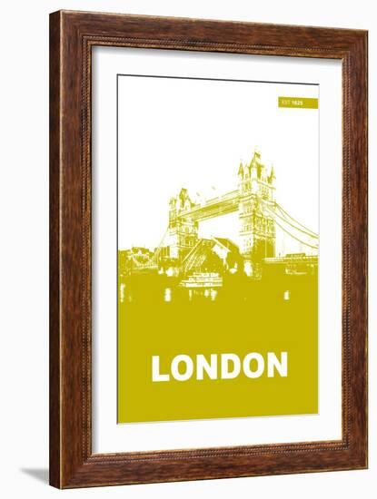 London Poster-NaxArt-Framed Art Print