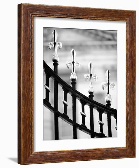 London Railings - Bend-Joseph Eta-Framed Giclee Print