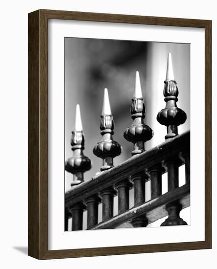 London Railings - Curve-Joseph Eta-Framed Giclee Print