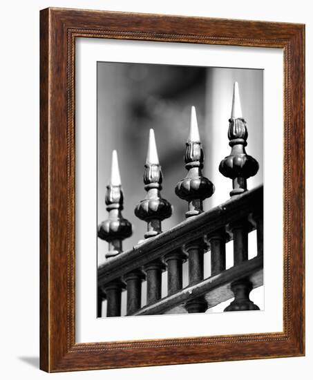 London Railings - Curve-Joseph Eta-Framed Giclee Print