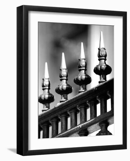 London Railings - Curve-Joseph Eta-Framed Giclee Print