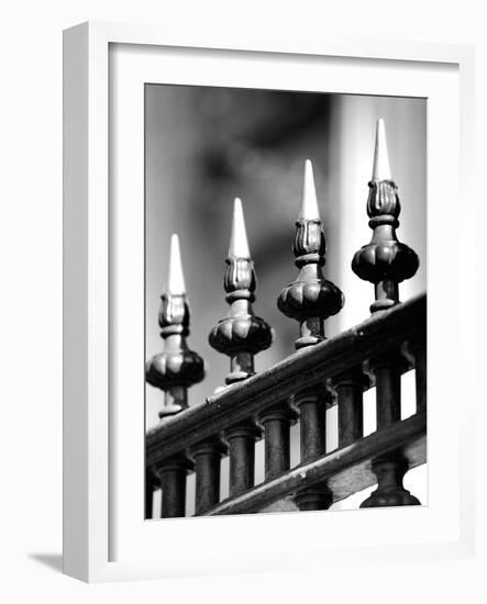 London Railings - Curve-Joseph Eta-Framed Giclee Print