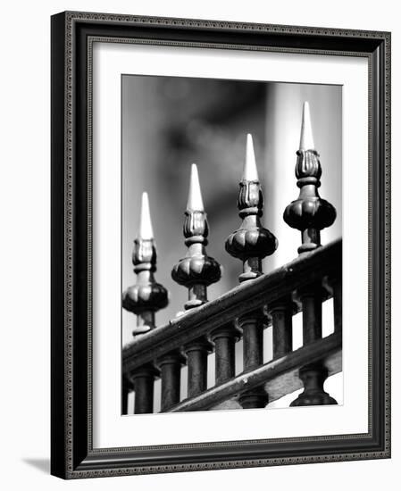 London Railings - Curve-Joseph Eta-Framed Giclee Print