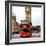 London Red Bus and Big Ben - City of London - UK - England - United Kingdom - Europe-Philippe Hugonnard-Framed Photographic Print