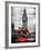 London Red Bus and Big Ben - City of London - UK - England - United Kingdom - Europe-Philippe Hugonnard-Framed Photographic Print