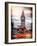 London Red Bus and Big Ben - City of London - UK - England - United Kingdom - Europe-Philippe Hugonnard-Framed Art Print