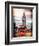 London Red Bus and Big Ben - City of London - UK - England - United Kingdom - Europe-Philippe Hugonnard-Framed Art Print