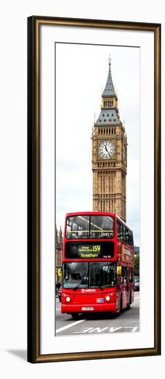 London Red Bus and Big Ben - London - UK - England - United Kingdom - Door Poster-Philippe Hugonnard-Framed Photographic Print