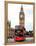 London Red Bus and Big Ben - London - UK - England - United Kingdom - Europe-Philippe Hugonnard-Framed Premier Image Canvas