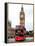 London Red Bus and Big Ben - London - UK - England - United Kingdom - Europe-Philippe Hugonnard-Framed Premier Image Canvas