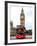 London Red Bus and Big Ben - London - UK - England - United Kingdom - Europe-Philippe Hugonnard-Framed Photographic Print