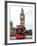 London Red Bus and Big Ben - London - UK - England - United Kingdom - Europe-Philippe Hugonnard-Framed Photographic Print