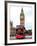 London Red Bus and Big Ben - London - UK - England - United Kingdom - Europe-Philippe Hugonnard-Framed Photographic Print