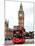 London Red Bus and Big Ben - London - UK - England - United Kingdom - Europe-Philippe Hugonnard-Mounted Photographic Print