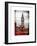 London Red Bus and Big Ben - London - UK - England - United Kingdom - Europe-Philippe Hugonnard-Framed Art Print