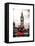 London Red Bus and Big Ben - London - UK - England - United Kingdom - Europe-Philippe Hugonnard-Framed Stretched Canvas