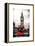 London Red Bus and Big Ben - London - UK - England - United Kingdom - Europe-Philippe Hugonnard-Framed Stretched Canvas