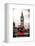 London Red Bus and Big Ben - London - UK - England - United Kingdom - Europe-Philippe Hugonnard-Framed Stretched Canvas