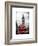 London Red Bus and Big Ben - London - UK - England - United Kingdom - Europe-Philippe Hugonnard-Framed Art Print