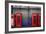 London Red Phone Boxes, Smithfield Market, London, England, United Kingdom, Europe-Mark Mawson-Framed Photographic Print