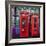 London Red Phone Boxes, Smithfield Market, London, England, United Kingdom, Europe-Mark Mawson-Framed Photographic Print