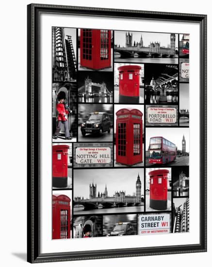 London Repeat-Joseph Eta-Framed Art Print