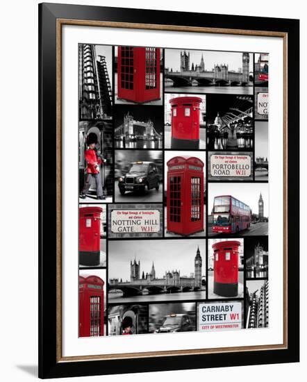 London Repeat-Joseph Eta-Framed Art Print