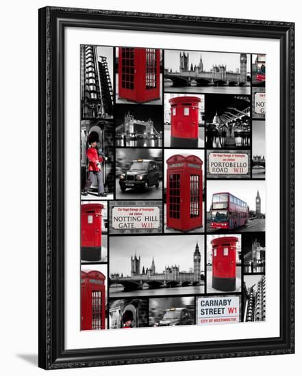 London Repeat-Joseph Eta-Framed Art Print