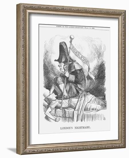 London's Nightmare, 1866-John Tenniel-Framed Giclee Print