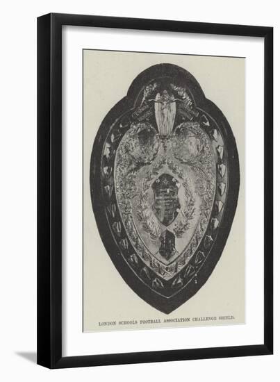 London Schools Football Association Challenge Shield-null-Framed Giclee Print