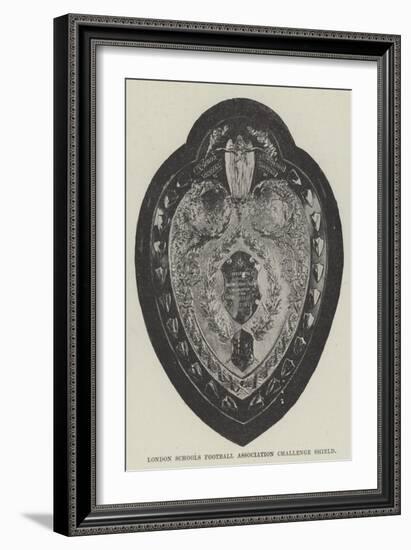 London Schools Football Association Challenge Shield-null-Framed Giclee Print