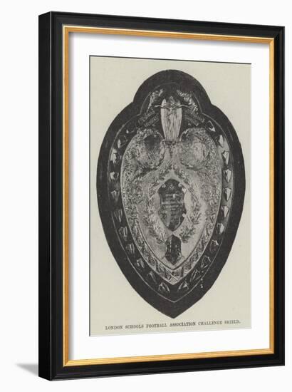 London Schools Football Association Challenge Shield-null-Framed Giclee Print