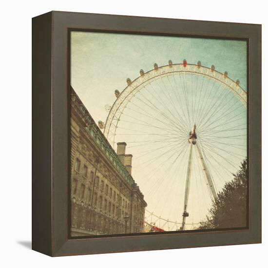 London Sights II-Emily Navas-Framed Stretched Canvas