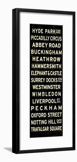 London Sign-null-Framed Art Print