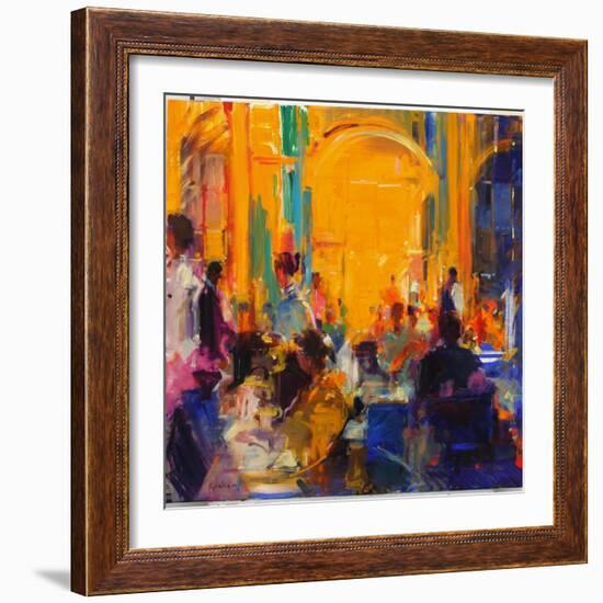 London Silver Service-Peter Graham-Framed Giclee Print