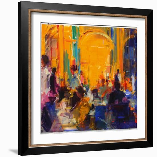 London Silver Service-Peter Graham-Framed Giclee Print