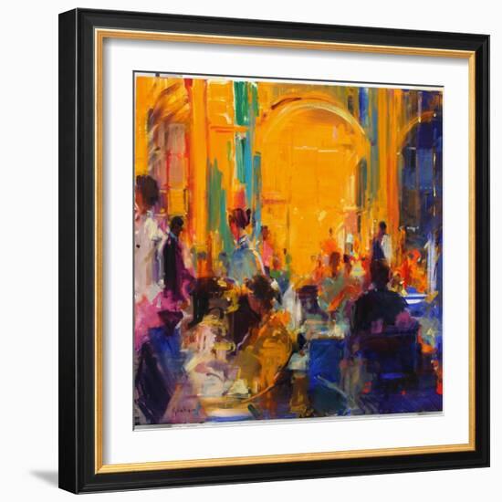 London Silver Service-Peter Graham-Framed Giclee Print