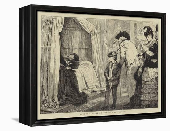 London Sketches, a Waxwork Exhibition-Marcus Stone-Framed Premier Image Canvas