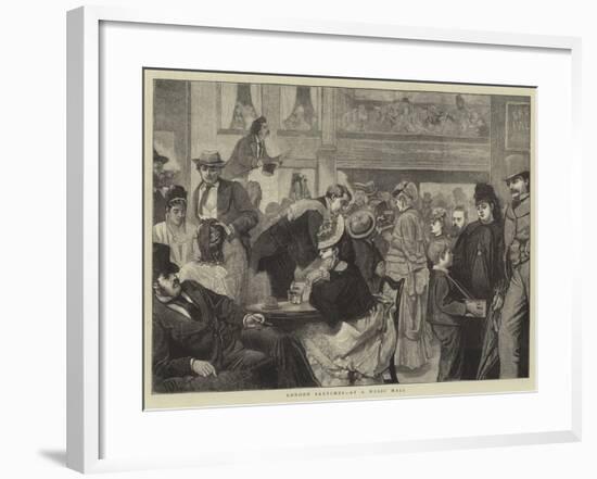 London Sketches, at a Music Hall-Sir James Dromgole Linton-Framed Giclee Print