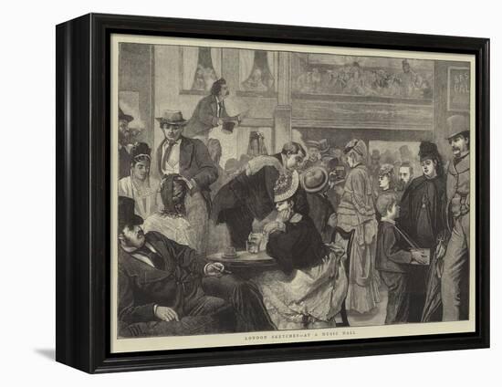 London Sketches, at a Music Hall-Sir James Dromgole Linton-Framed Premier Image Canvas