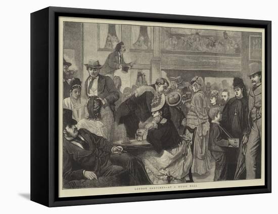 London Sketches, at a Music Hall-Sir James Dromgole Linton-Framed Premier Image Canvas