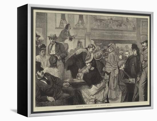 London Sketches, at a Music Hall-Sir James Dromgole Linton-Framed Premier Image Canvas