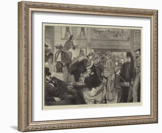 London Sketches, at a Music Hall-Sir James Dromgole Linton-Framed Giclee Print